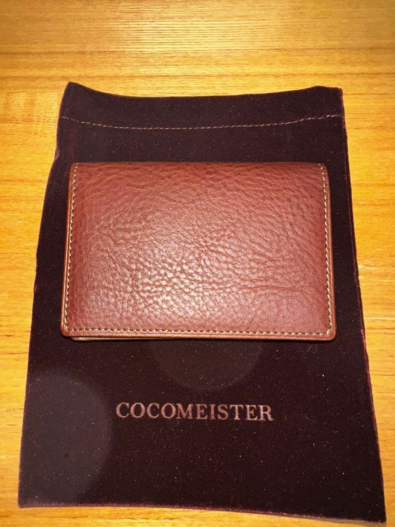 【新品】COCOMEISTER ブラウン 名刺入れ