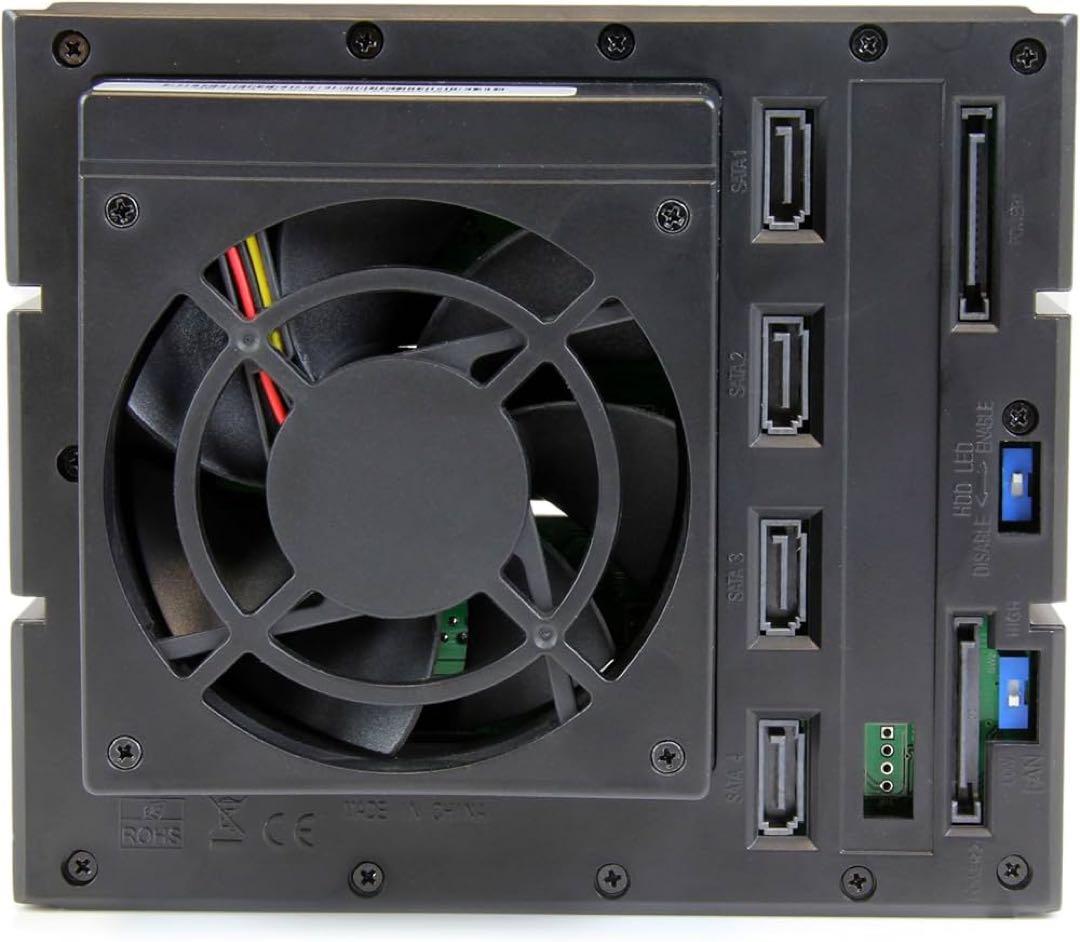 4x 3.5インチSAS 2.0/SATA3.0HDDドライブ対応モバイルラック