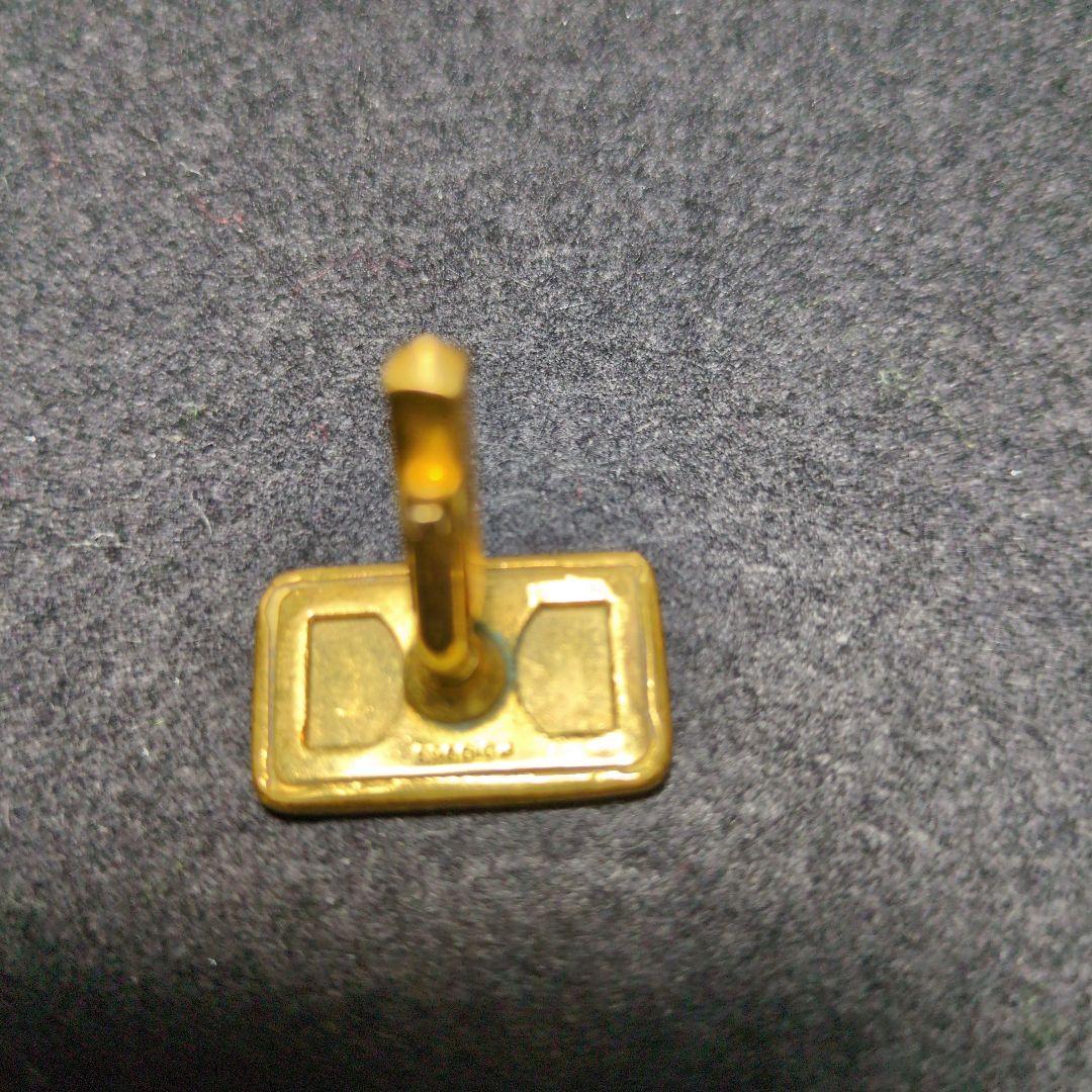 r*i様 ゴールド インゴットデザイン カフリンクスセット