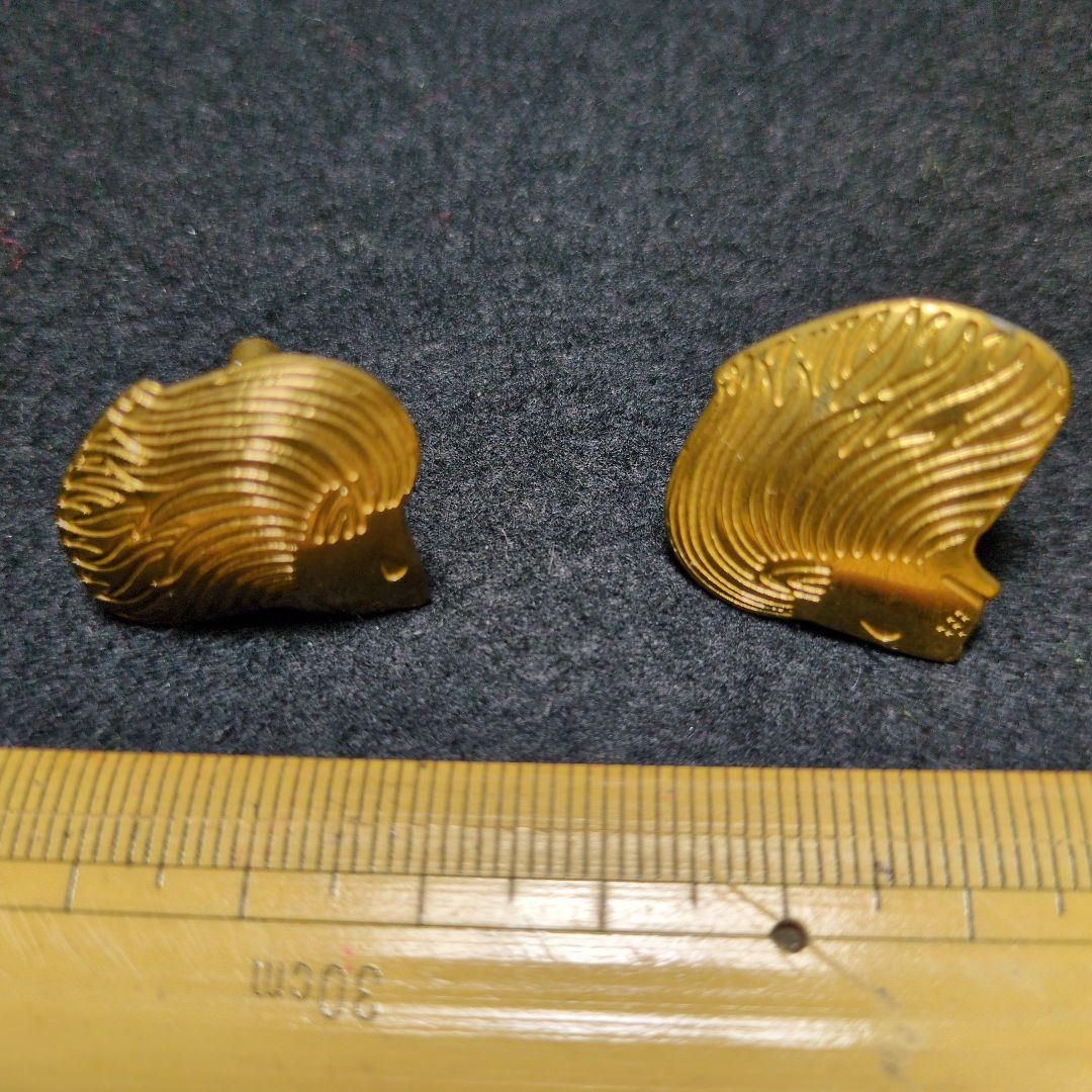 r*i様 ゴールド インゴットデザイン カフリンクスセット