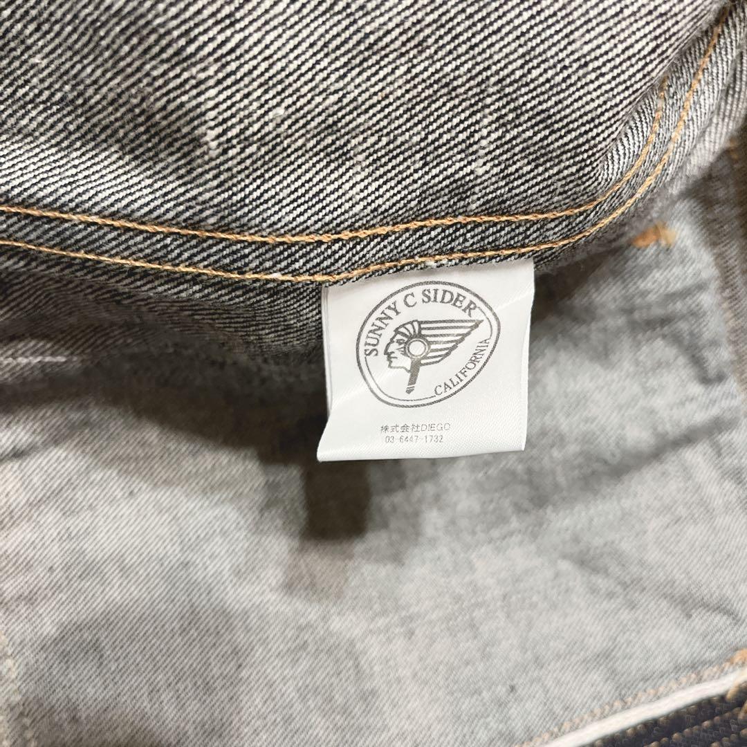 未使用タグ付 Sunny C Sider デニムカバーオール 赤耳 濃紺
