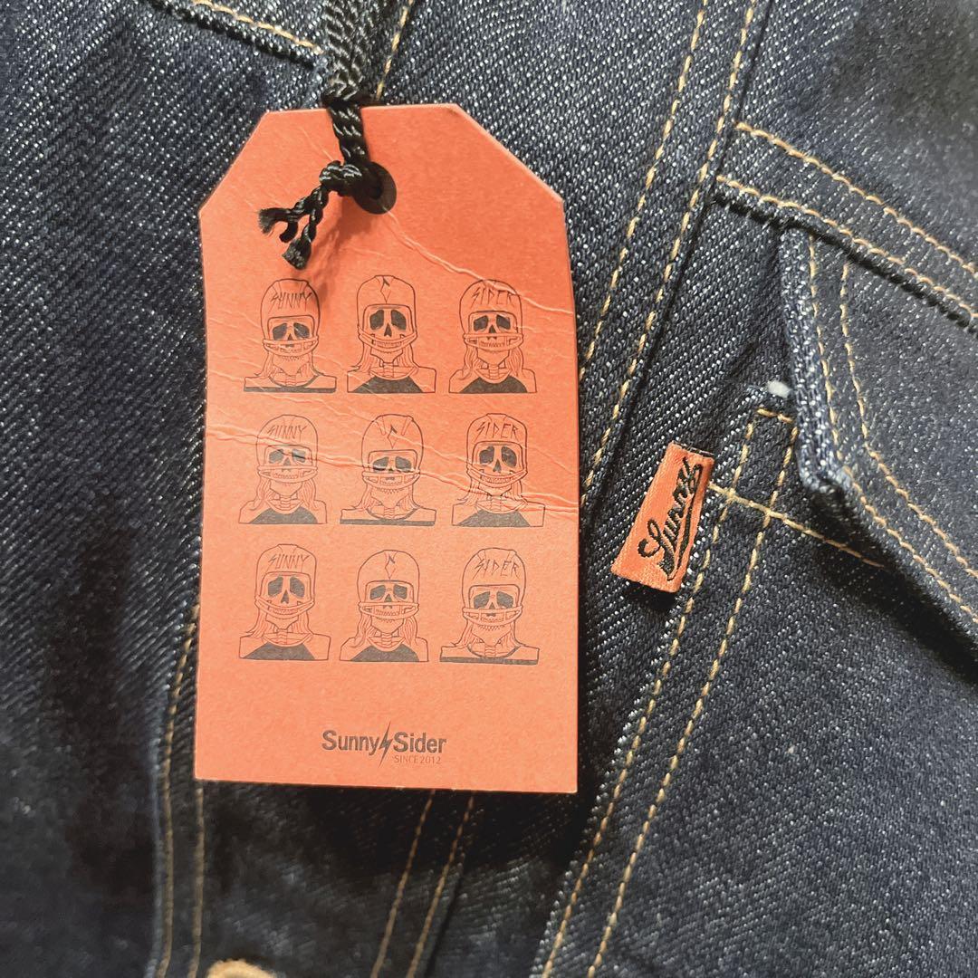 未使用タグ付 Sunny C Sider デニムカバーオール 赤耳 濃紺