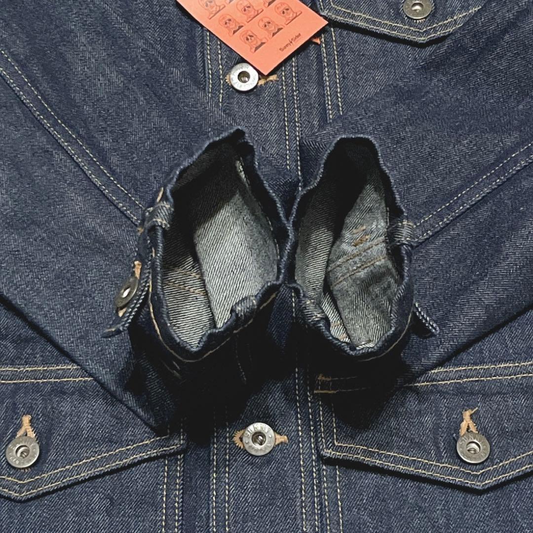 未使用タグ付 Sunny C Sider デニムカバーオール 赤耳 濃紺