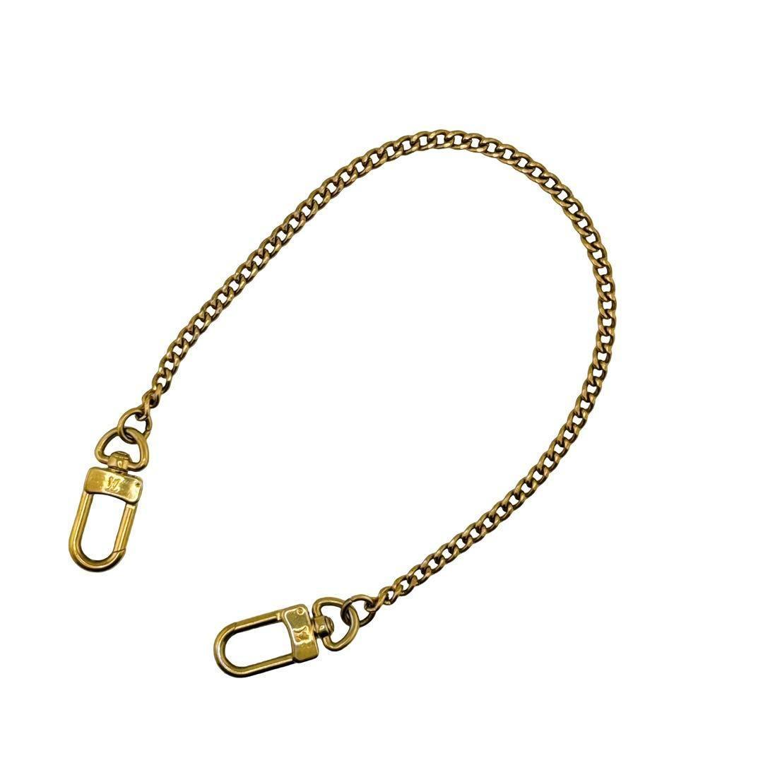 ルイヴィトン ロゴ チェーン ウォレットチェーン メンズ レディース ゴールド