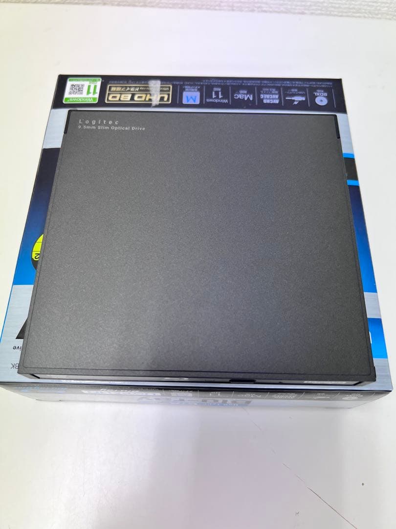 12P1#50Logitec Blu-rayドライブLBD-PWB6U3CSBK