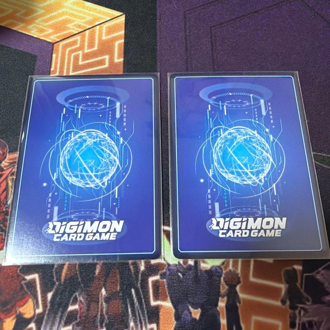 ディノビーモン　パラレル　デジモンカード　2枚セット