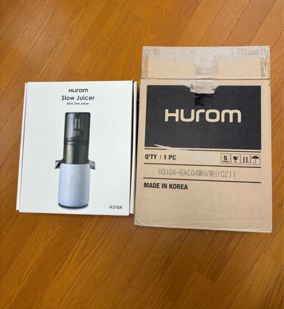 HUROM ヒューロム ミキサー スロージューサ H310A ピンク新品同様