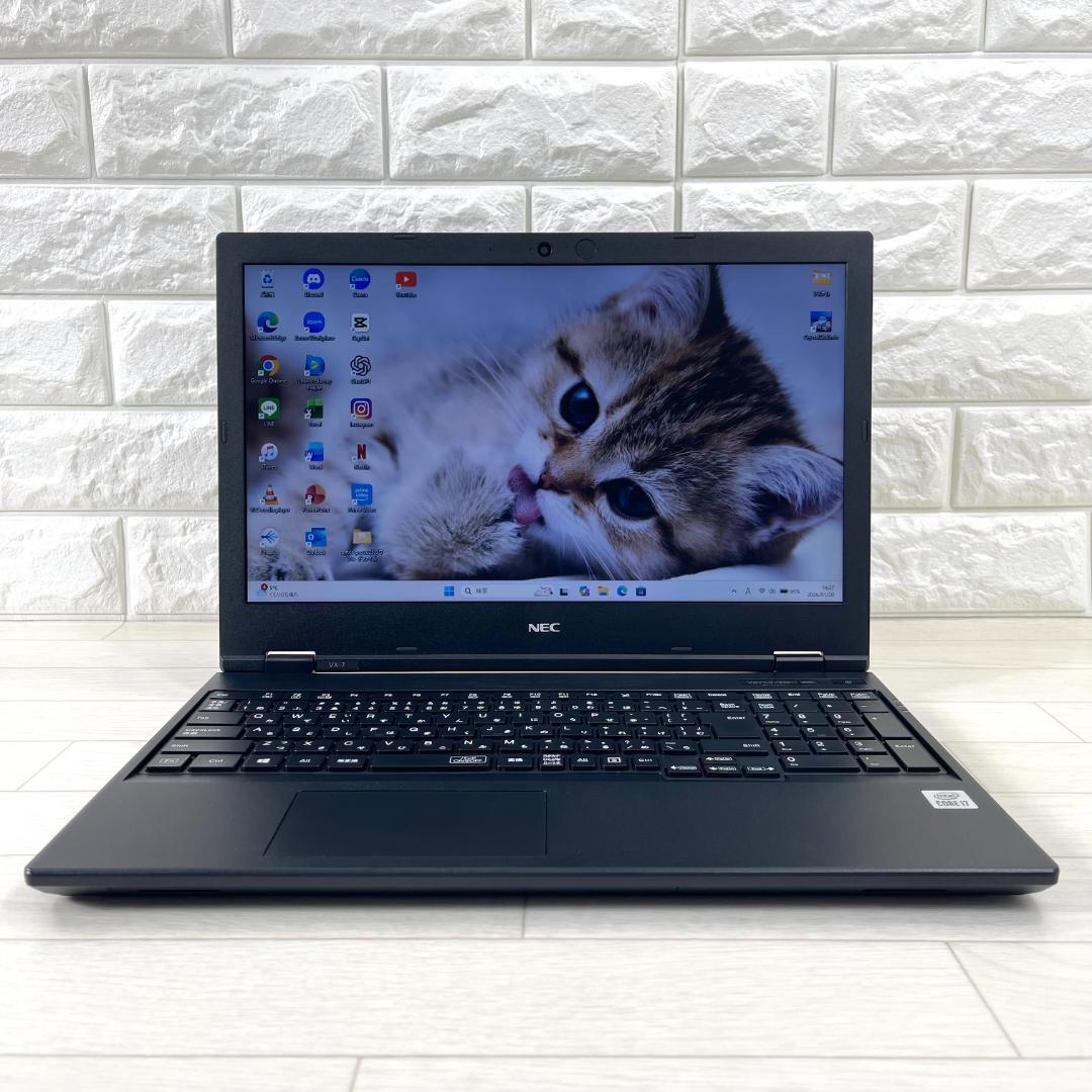 NEC 10世代 i7 高速SSD512＋HDD1T メモリ16 ノートパソコン