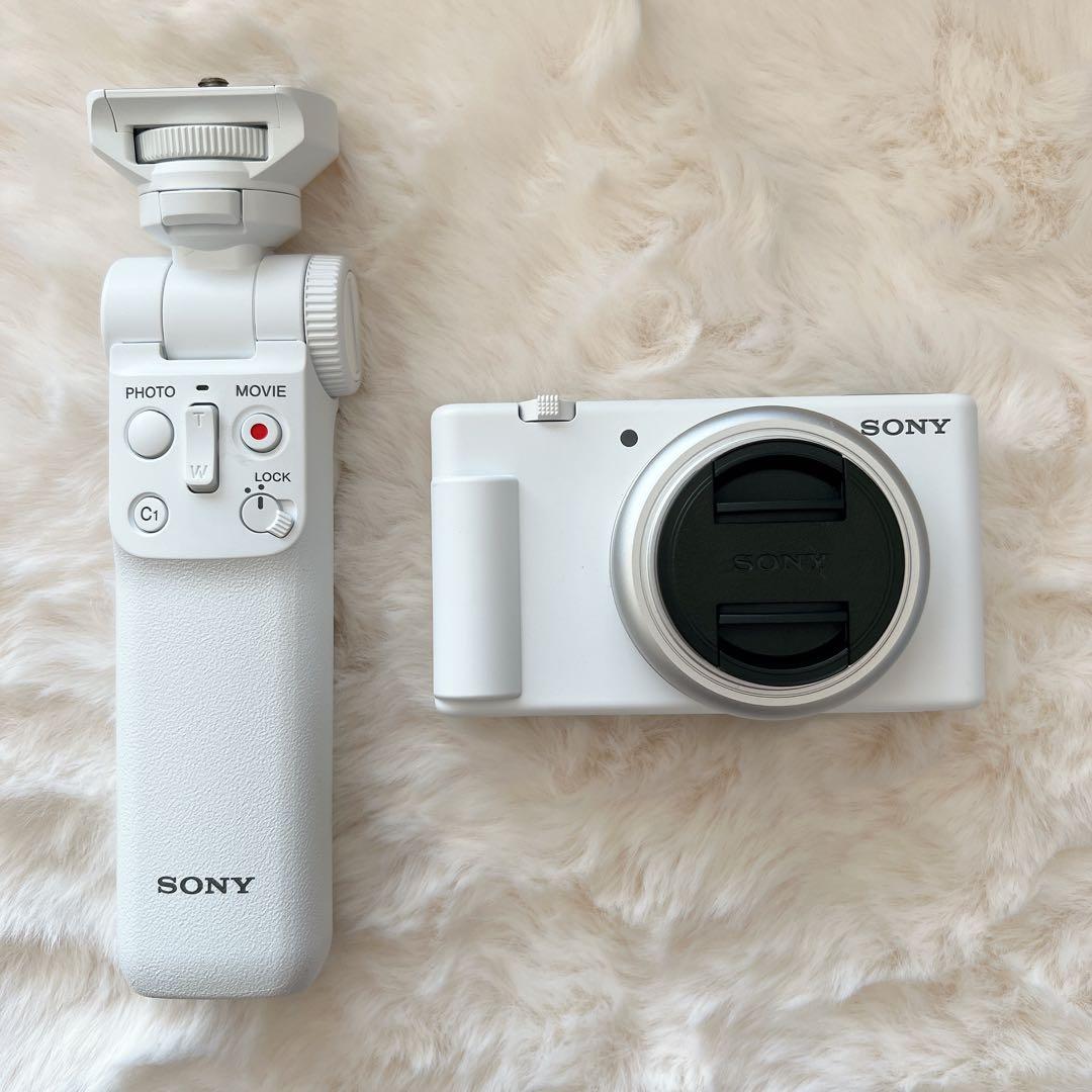 SONY VLOGCAM ZV-1F (W)シューティンググリップ(W)