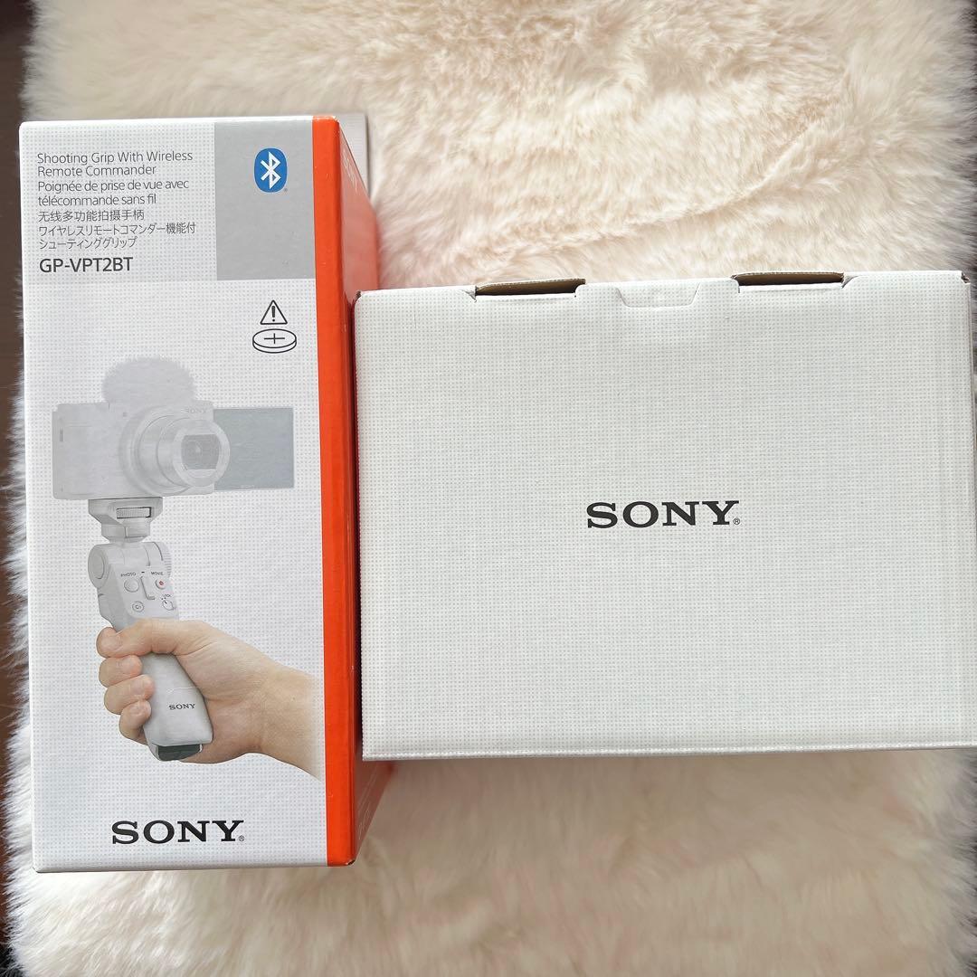 SONY VLOGCAM ZV-1F (W)シューティンググリップ(W)