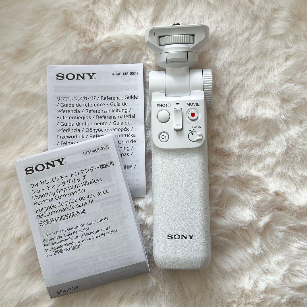 SONY VLOGCAM ZV-1F (W)シューティンググリップ(W)