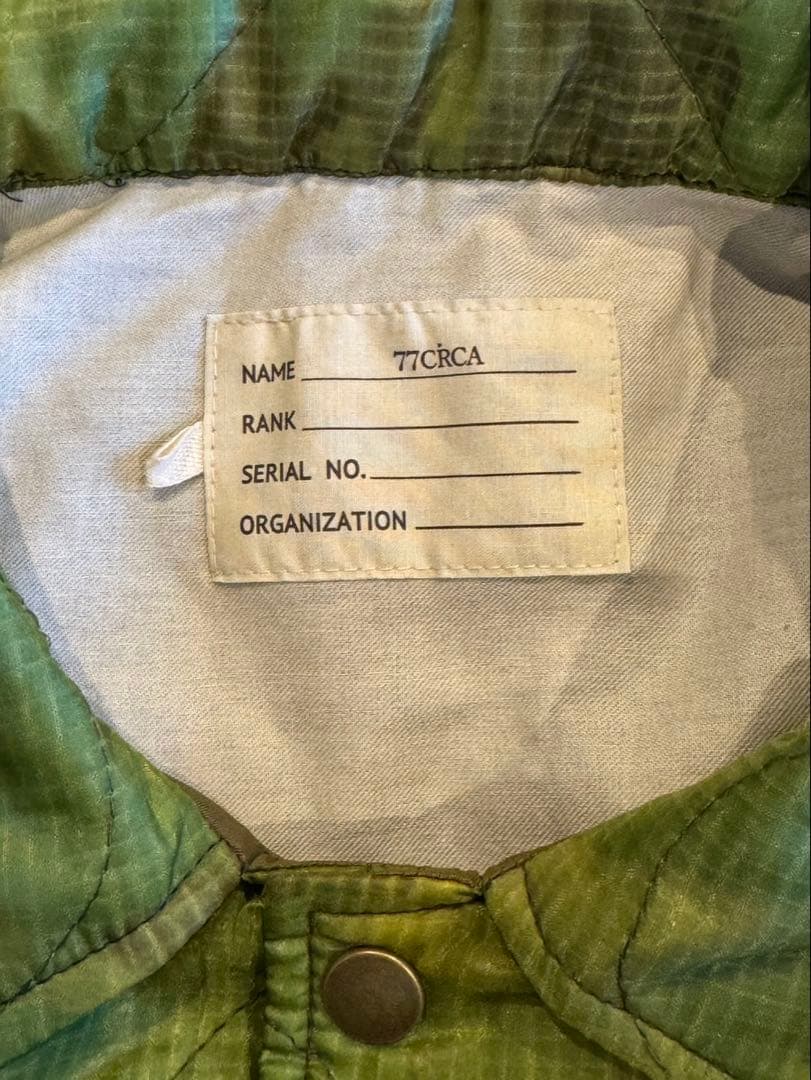 ジャケット・アウター 77circa remake camo poncho coach jacket