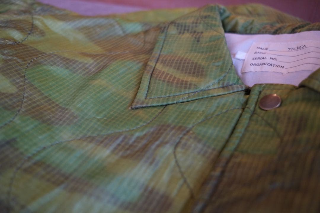 ジャケット・アウター 77circa remake camo poncho coach jacket