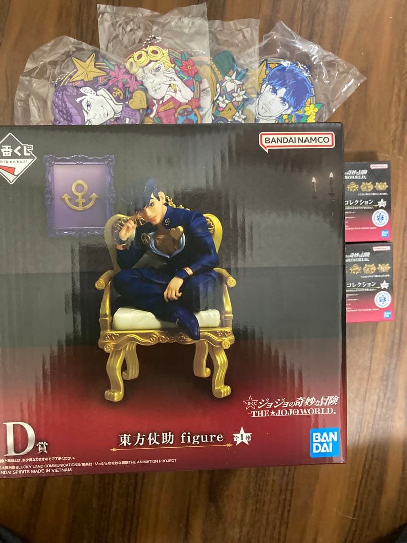 一番くじ ジョジョワールド　D賞 東方仗助　G賞　もちもちクッション 他