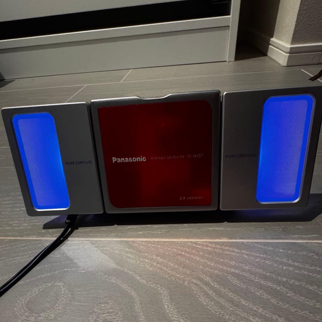 Panasonic SJ-MJ57-R ポータブルMDプレーヤー