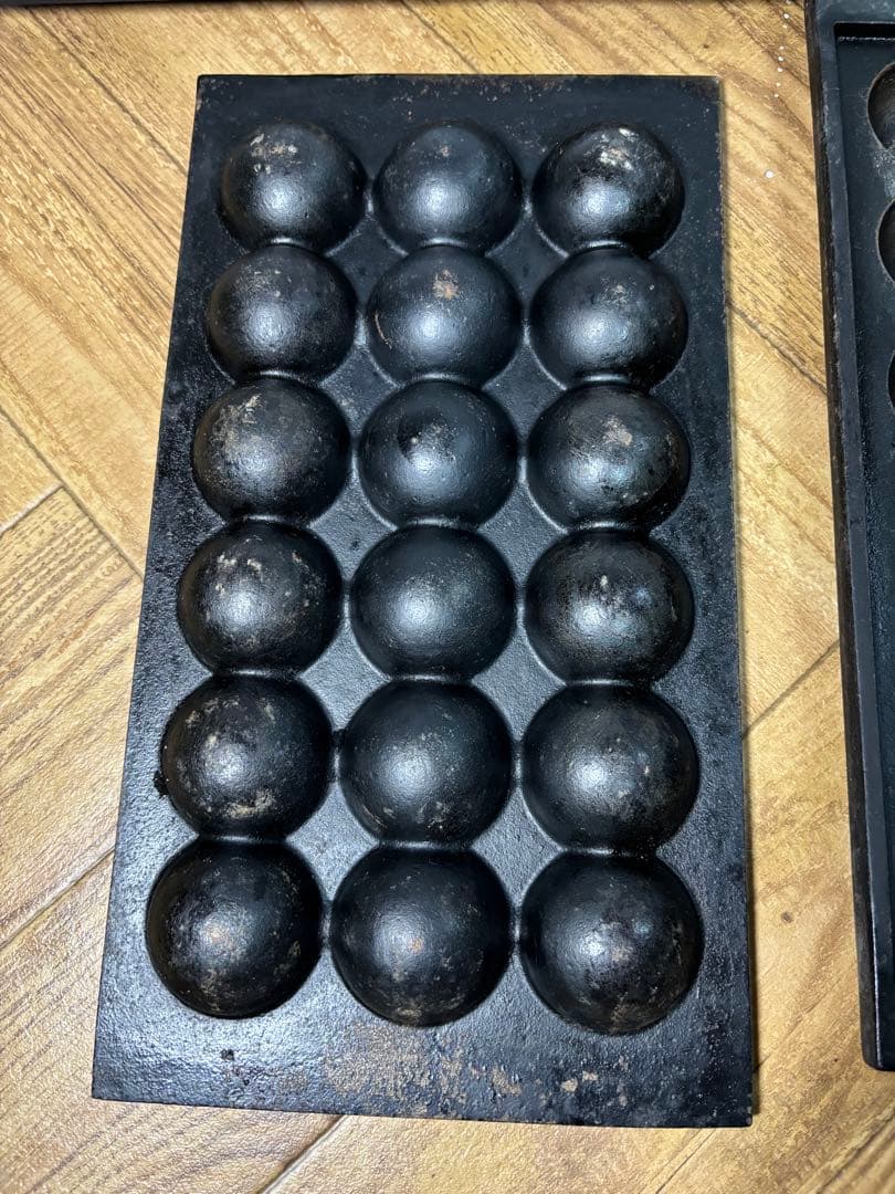 ◆たこ焼き◆鉄板7枚◆18個◆18穴◆業務用◆SHIBATA◆屋台◆鉄板のみ
