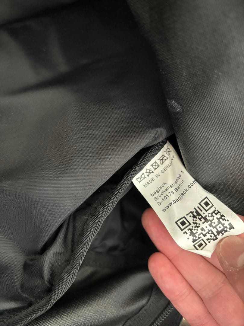 美品　bagjack バッグジャック　デイパッククラシックMサイズ　ブラック