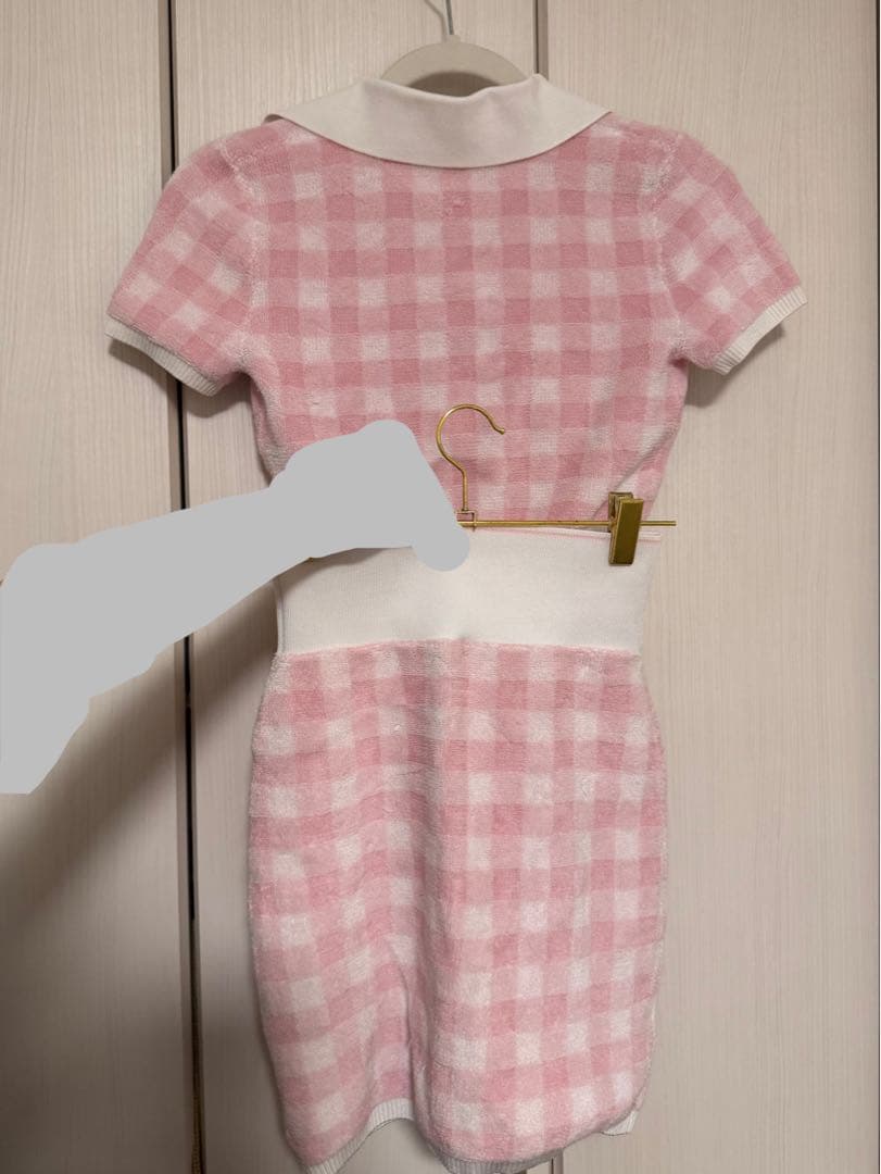 アレキサンダーワン　クロップド　ギンガムチェック　トップス　XS スカート