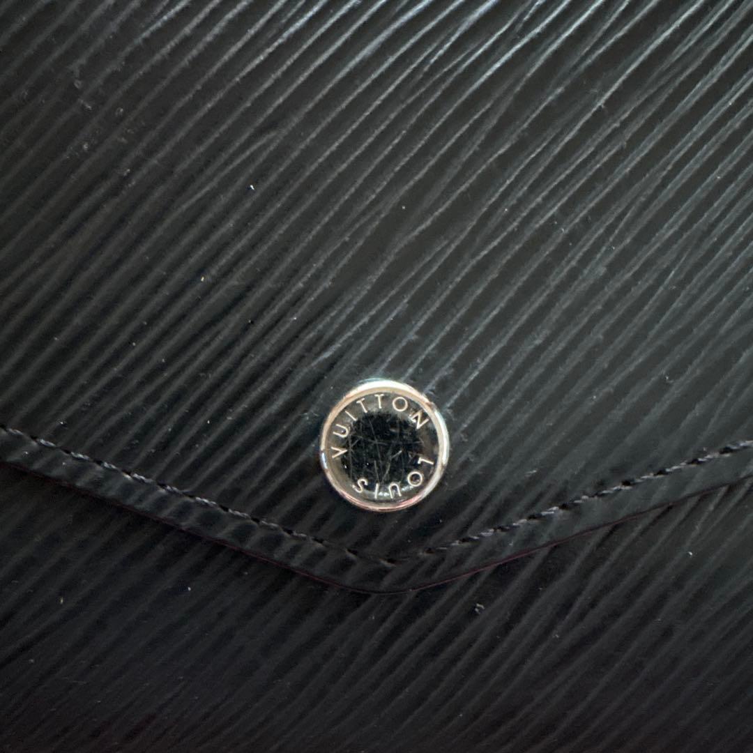し*ば様 LOUIS VUITTON ポルトフォイユサラ　エピ　ブラック 長財布