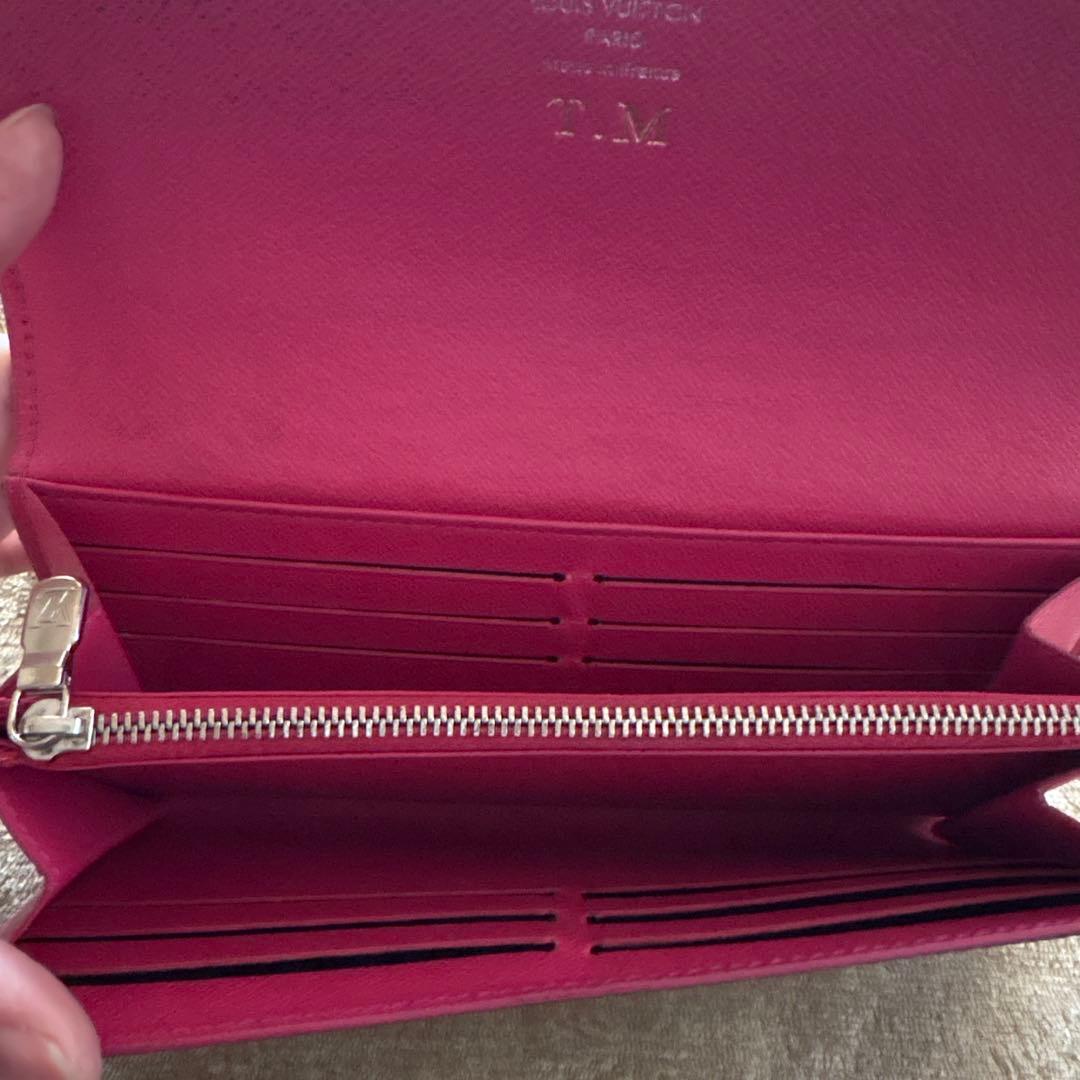 し*ば様 LOUIS VUITTON ポルトフォイユサラ　エピ　ブラック 長財布