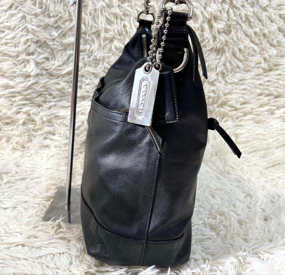 オールドコーチ　2way シボ革　イーストウエストワンショルダーバッグ