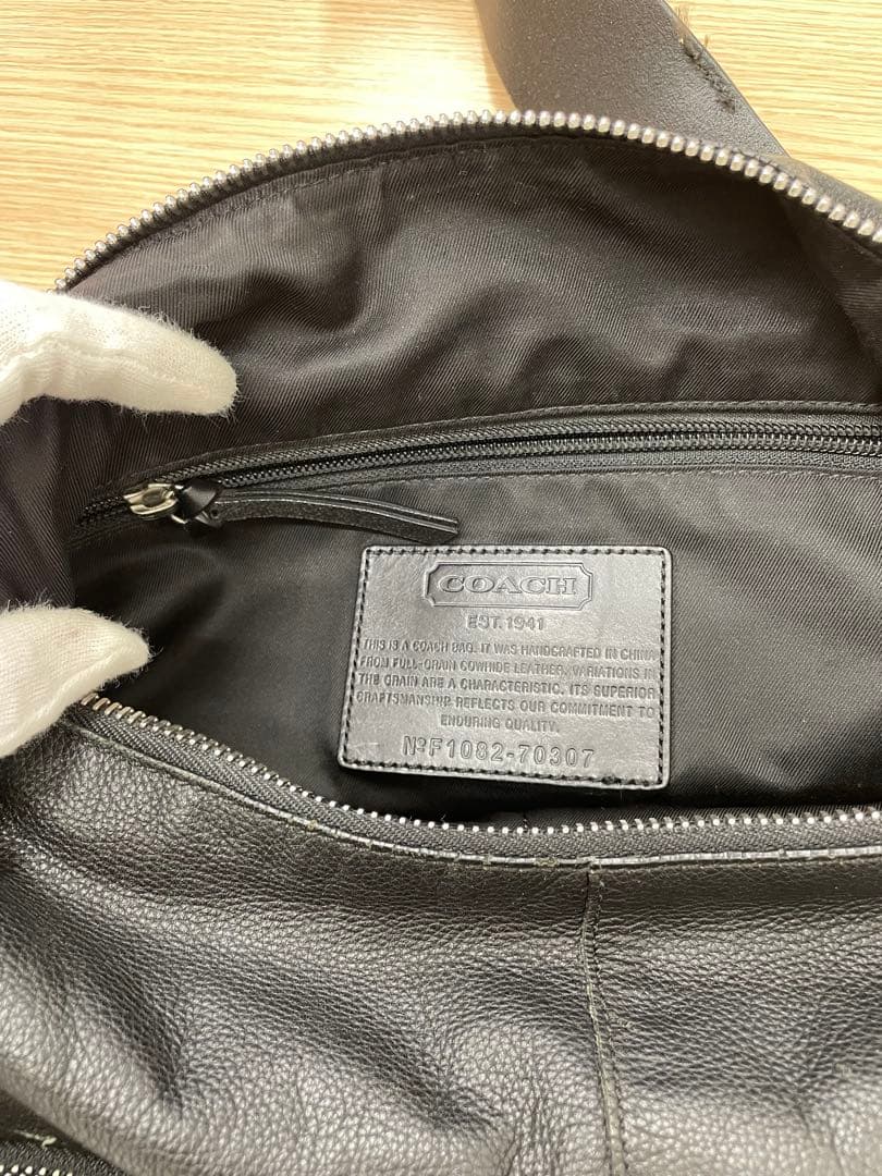 オールドコーチ　2way シボ革　イーストウエストワンショルダーバッグ