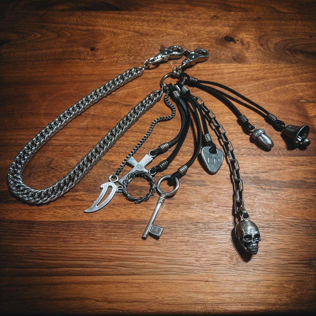 超希少　DSQUARED2 ディースクエアード ウォレットチェーン シルバー