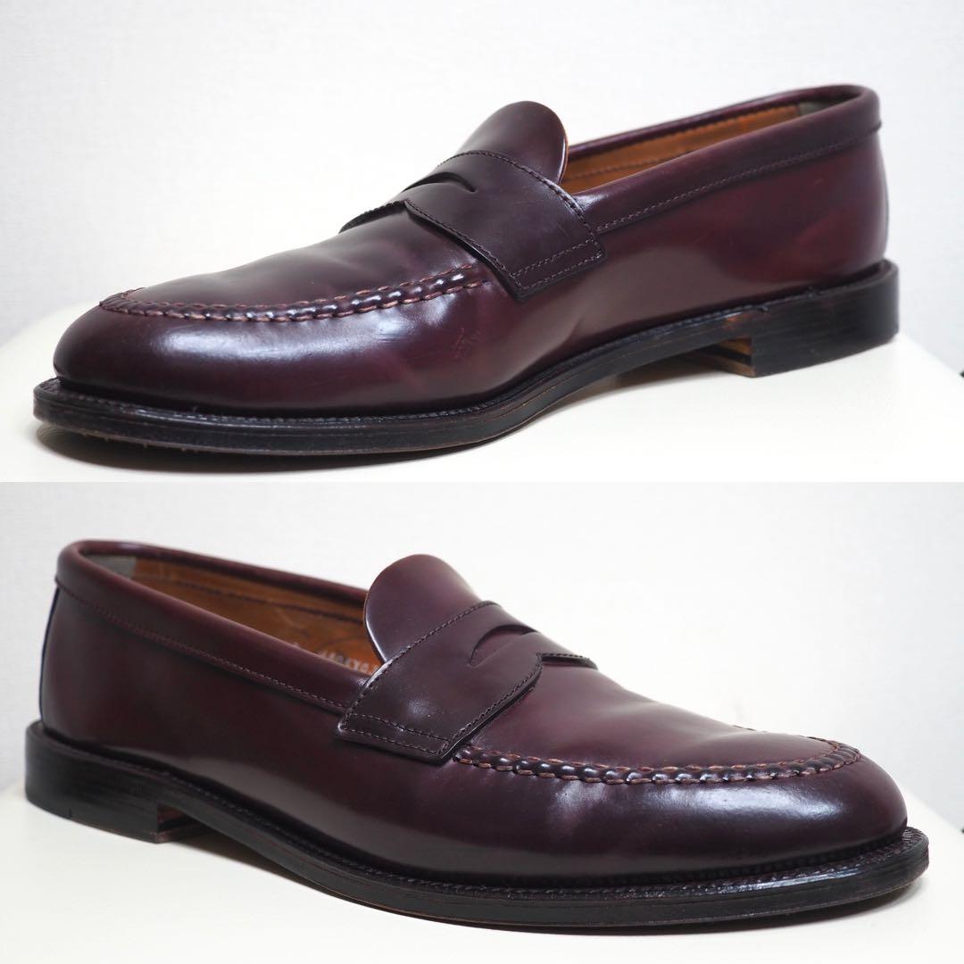 Alden x Brooks コードバンアンラインドペニーローファー 10.5D