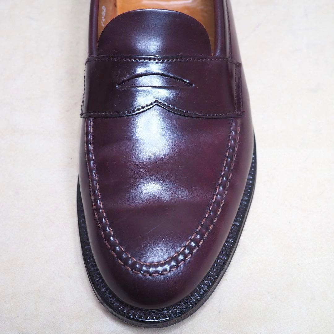 Alden x Brooks コードバンアンラインドペニーローファー 10.5D