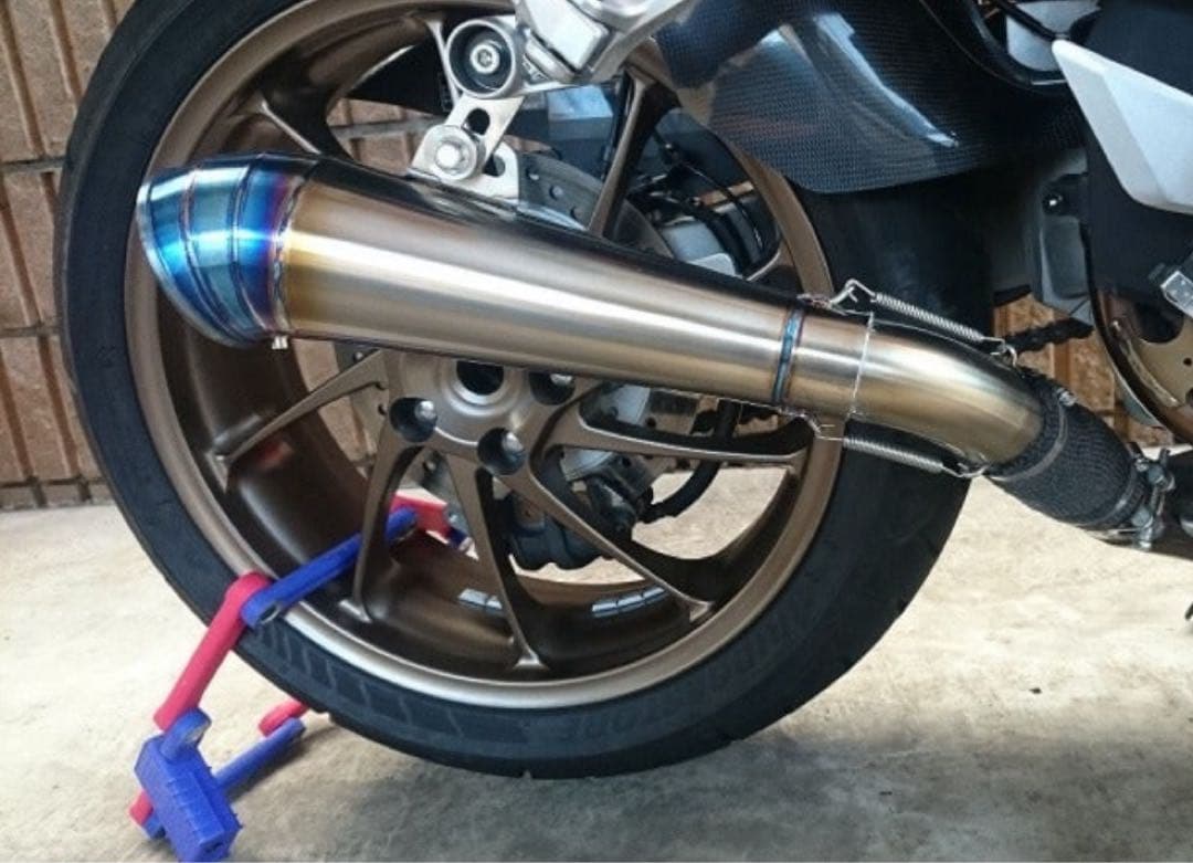 lci マフラー gp菅　 cb400sfnc42中間パイプ44-47付き