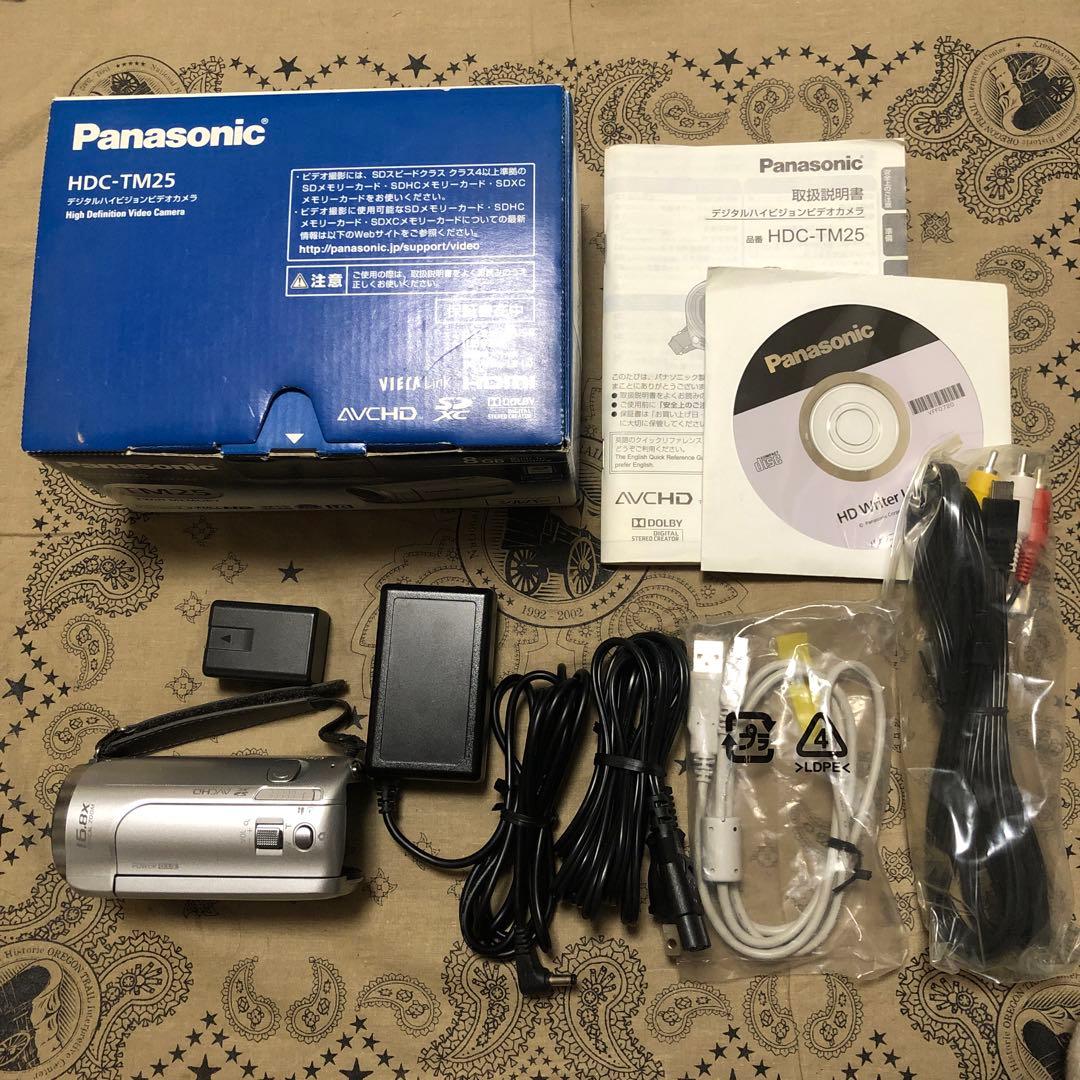 美品 Panasonic HDC-TM25 ビデオカメラ 完品