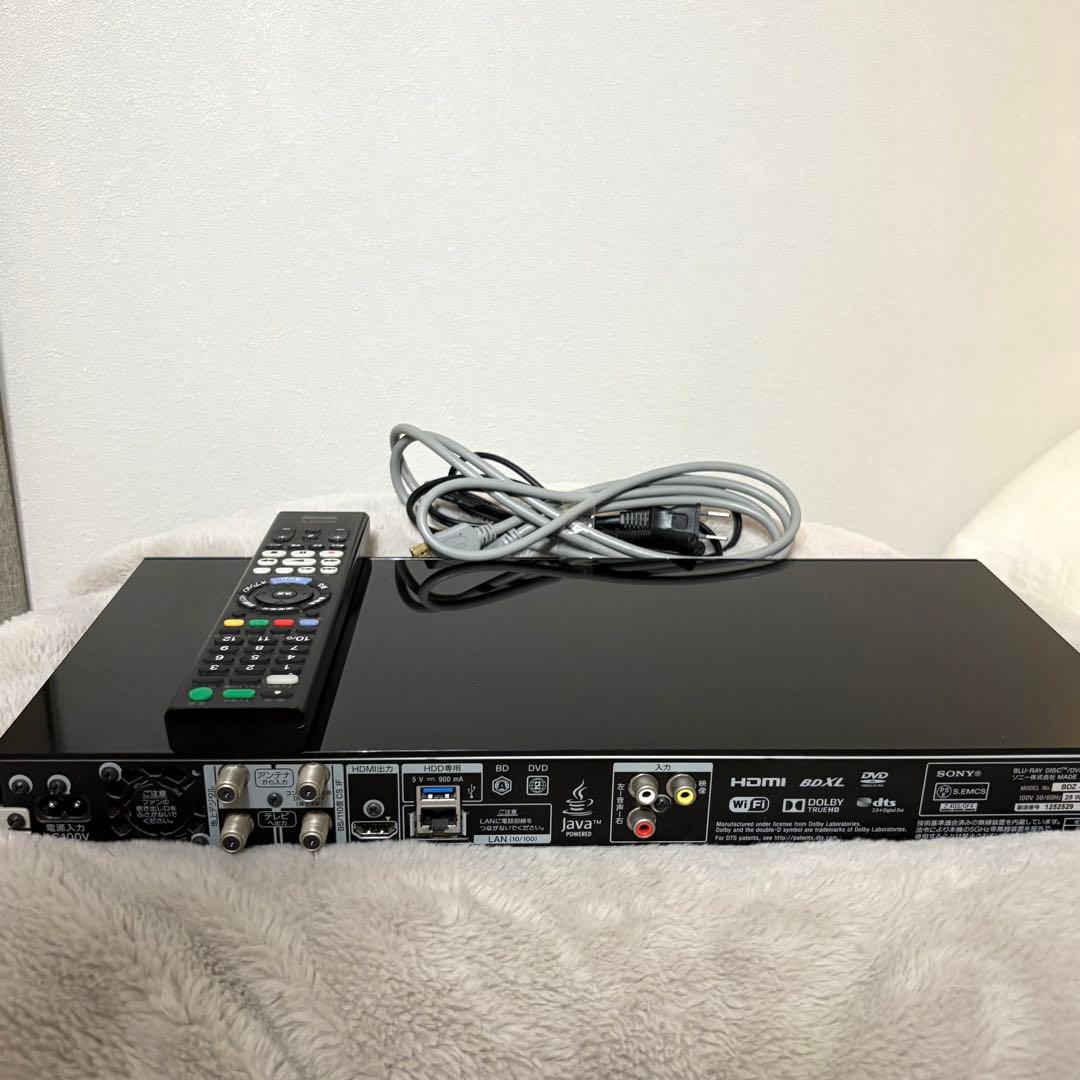 【美品】SONY BDZ-ZT1000 ブルーレイ/DVD/録画レコーダー