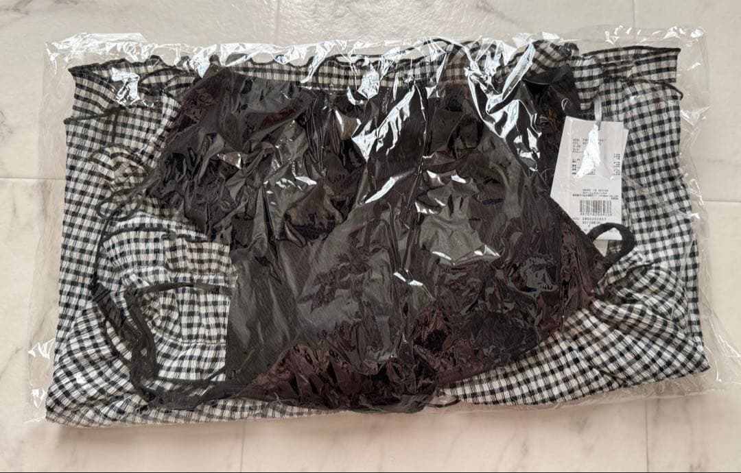 SNIDEL スナイデル 【WEB限定】ワンピースセットビキニ　CHECK