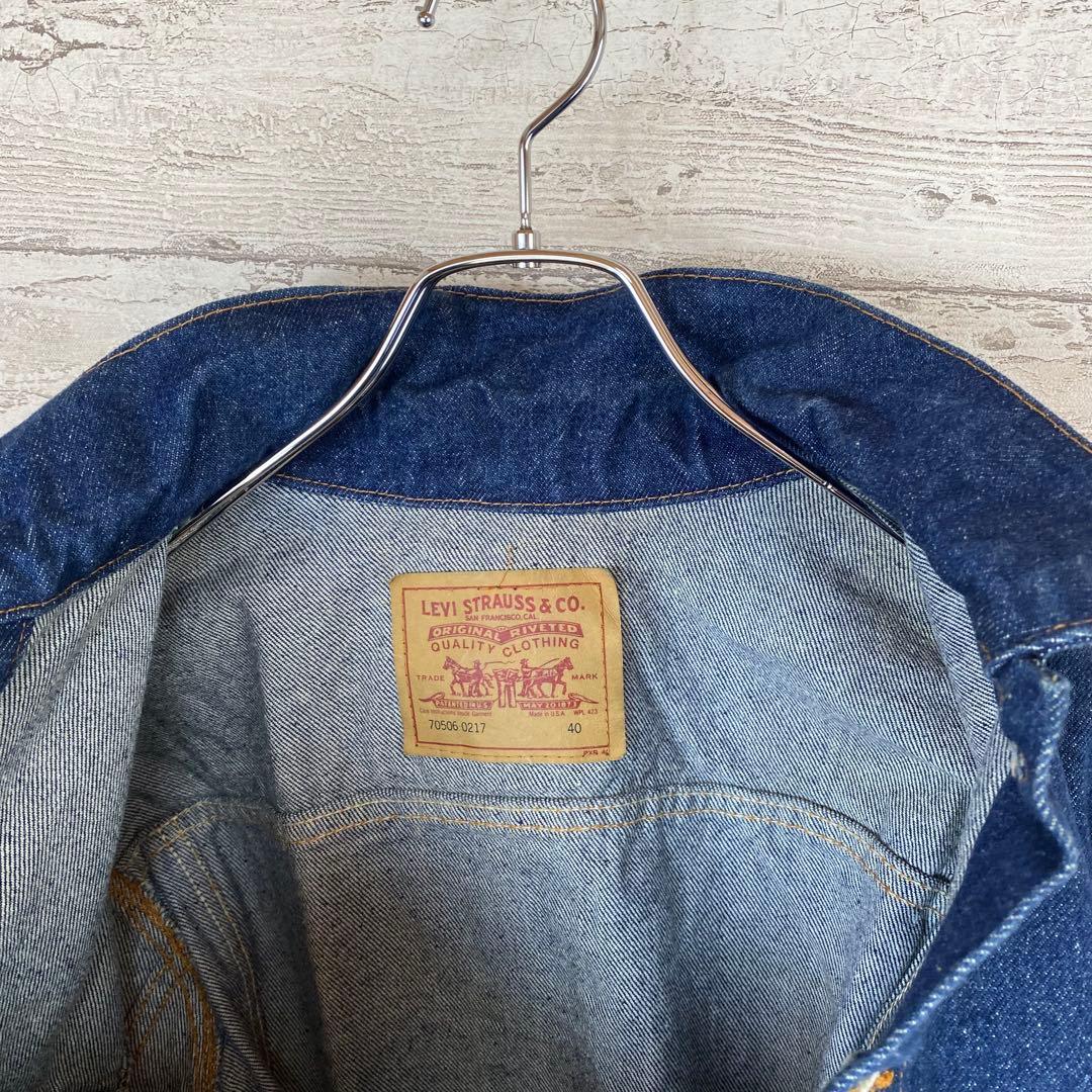 フォロー割済み　90's リーバイス 70506 濃紺　美品　USA製　40