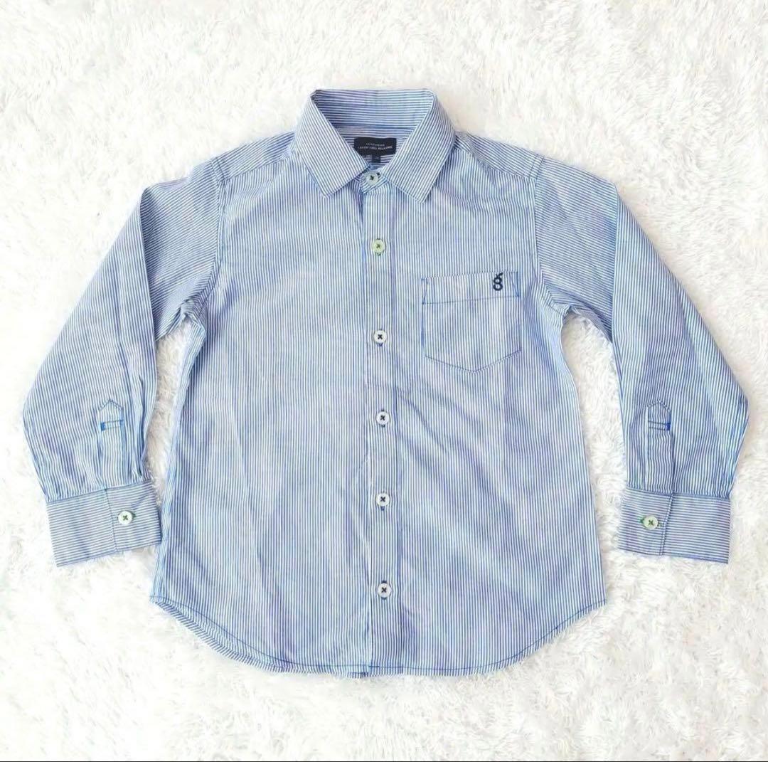 美品✨グリーンレーベル 120 スーツ /金ボタン 卒園式 入学式 5点セット