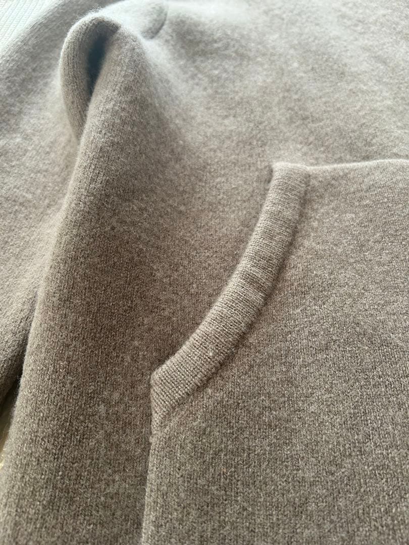 スローブイエナ　ダブルフェイスニットブルゾン