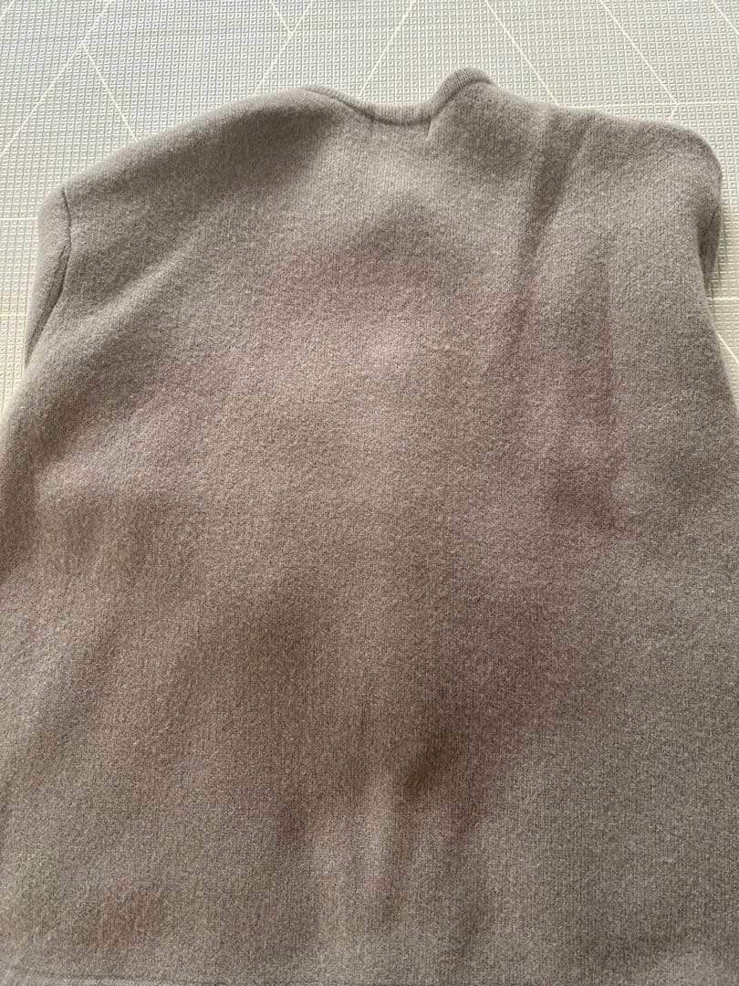 スローブイエナ　ダブルフェイスニットブルゾン