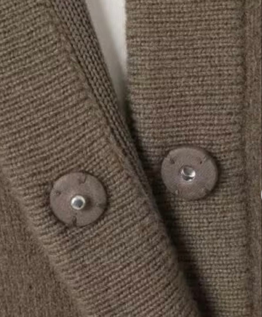 スローブイエナ　ダブルフェイスニットブルゾン