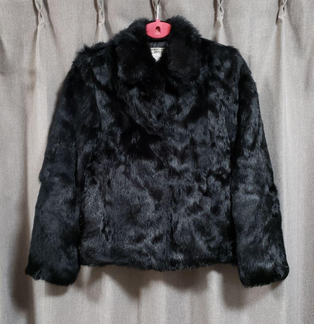 キャサリンハムネット 毛皮 ジャケット