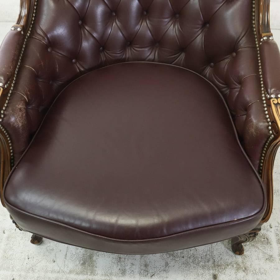 4点同時購入 にゃんコロ様 カリモク最高峰ドマーニ ルイ15世 1人掛けソファ