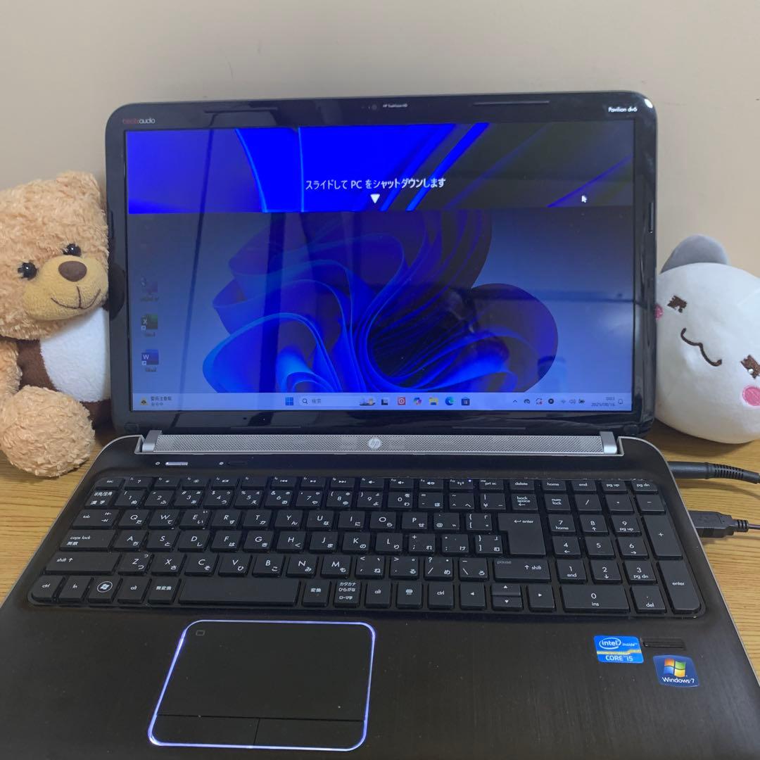 HP ノートPC i5/8GBSSD120GB:2024 office