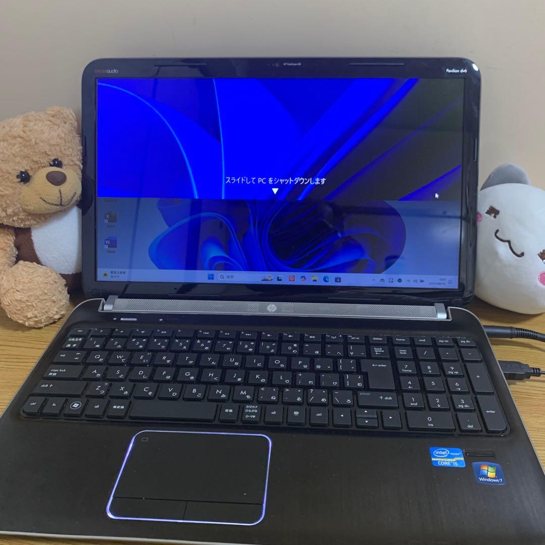 HP ノートPC i5/8GBSSD120GB:2024 office