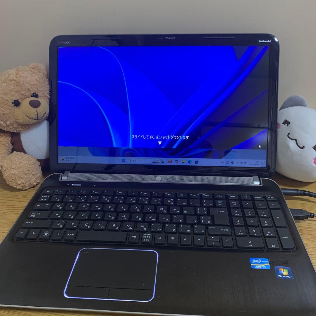HP ノートPC i5/8GBSSD120GB:2024 office