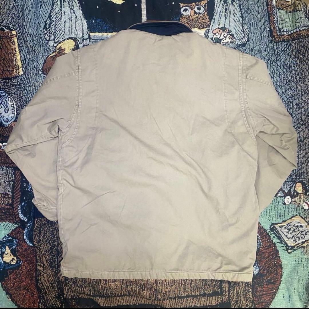 L.L.Bean エルエルビーンハンティングジャケ ット襟レザー中綿ジャケット