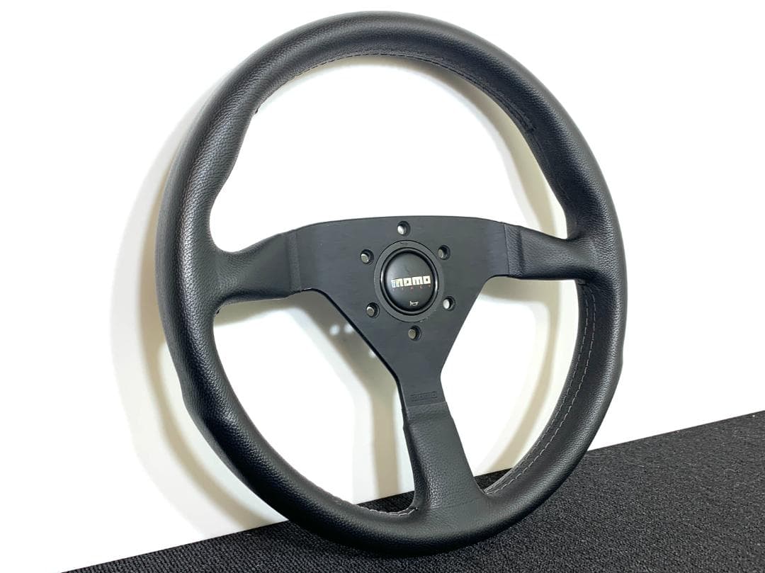 モモ モンテカルロ 美品 ステアリング 35Φ ホーンボタン付 希少 14年製
