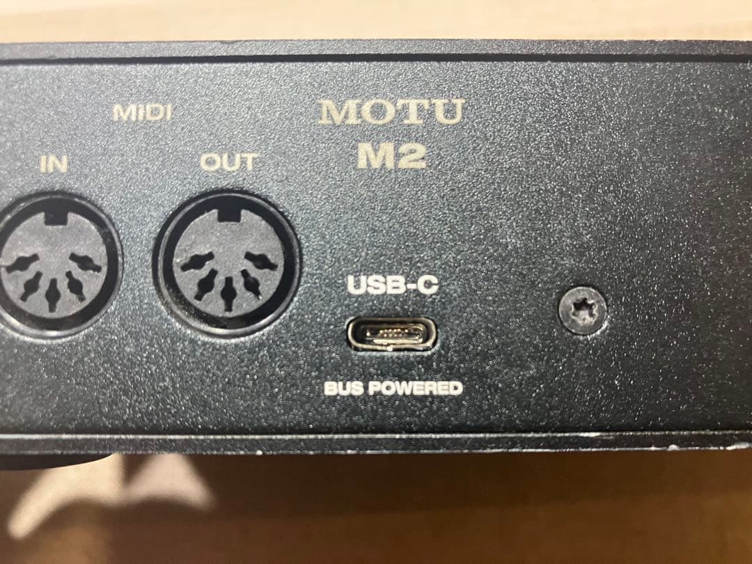 MOTU M2 オーディオインターフェイス【ジャンク品】