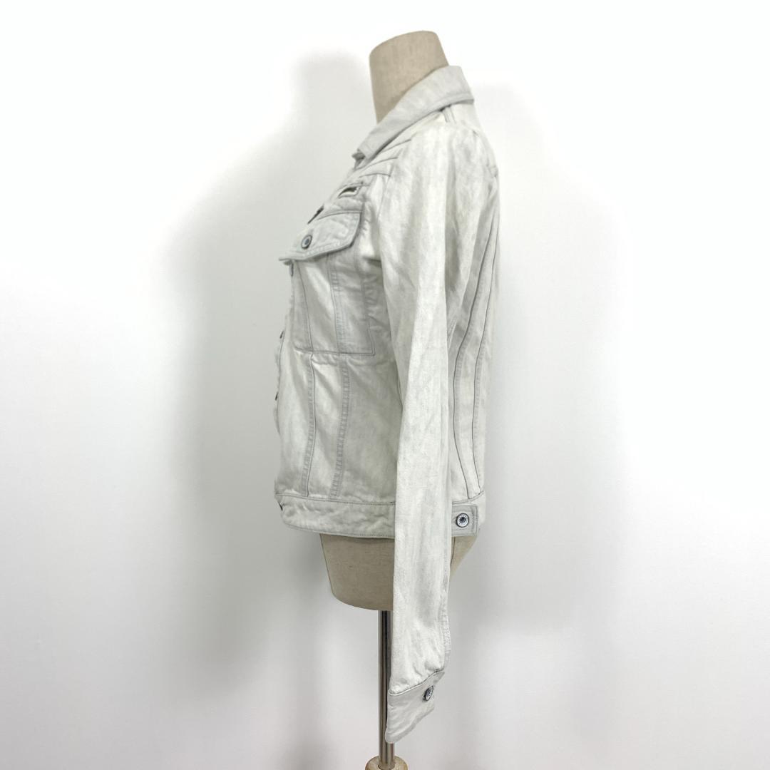 LA7102 ディーゼル ブラック ゴールド デニムジャケット グレー 40