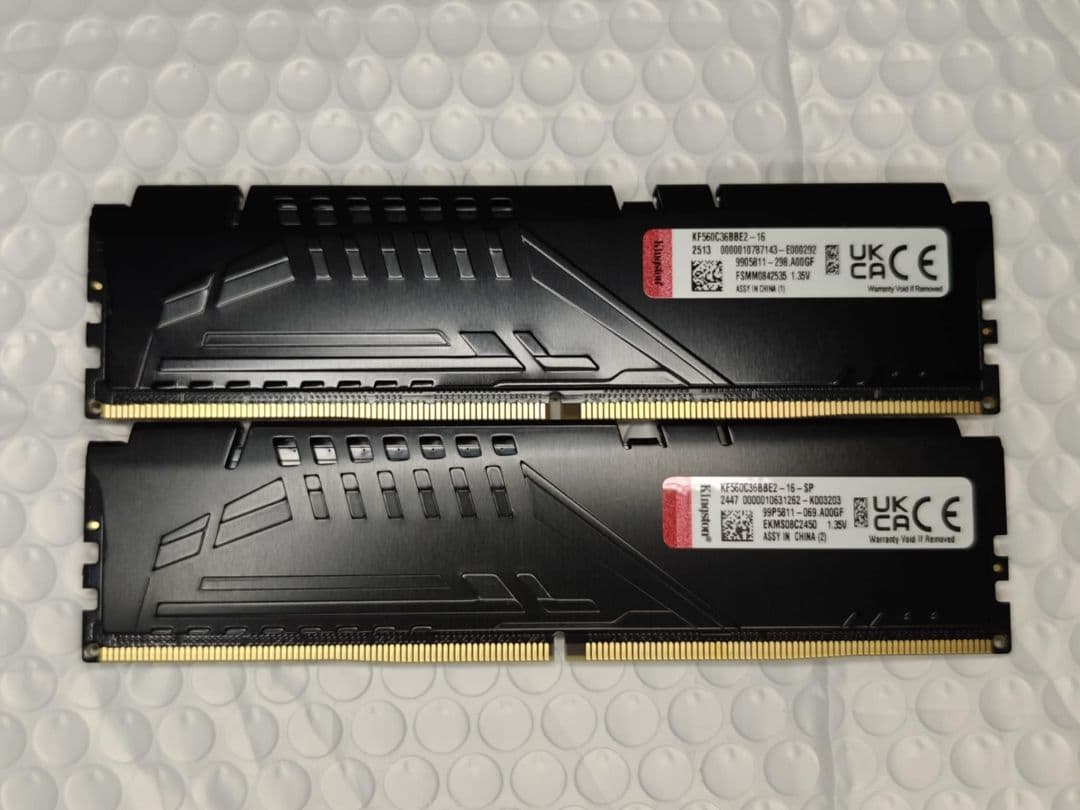 FURY Beast DDR5 32GB 6000Mhz 16*2枚組