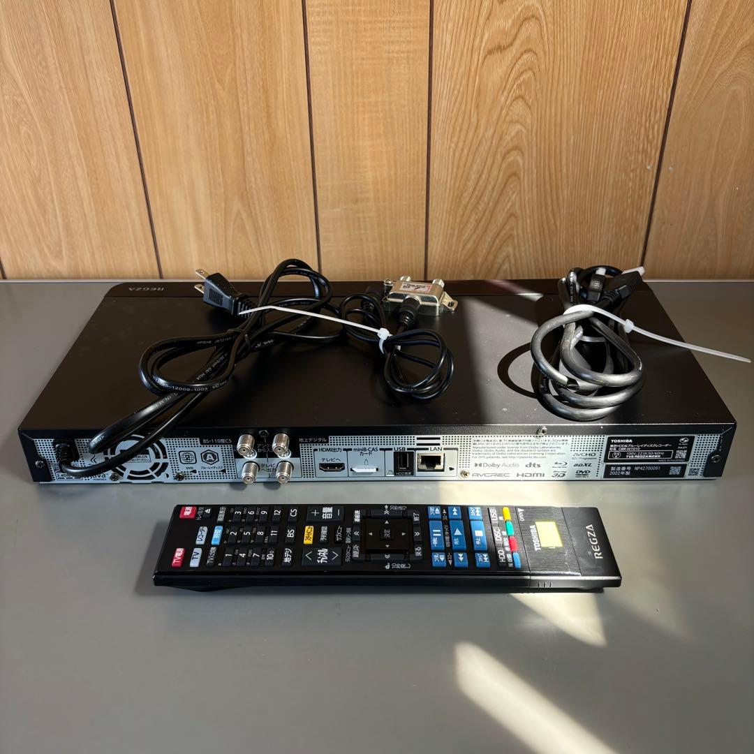 TOSHIBA REGZA DBR-W1010 2022年製