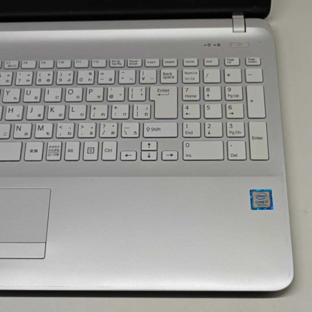 【VAIO】VJS 爆速i7 SSD128GB+HDD1TB 白 ノートPC